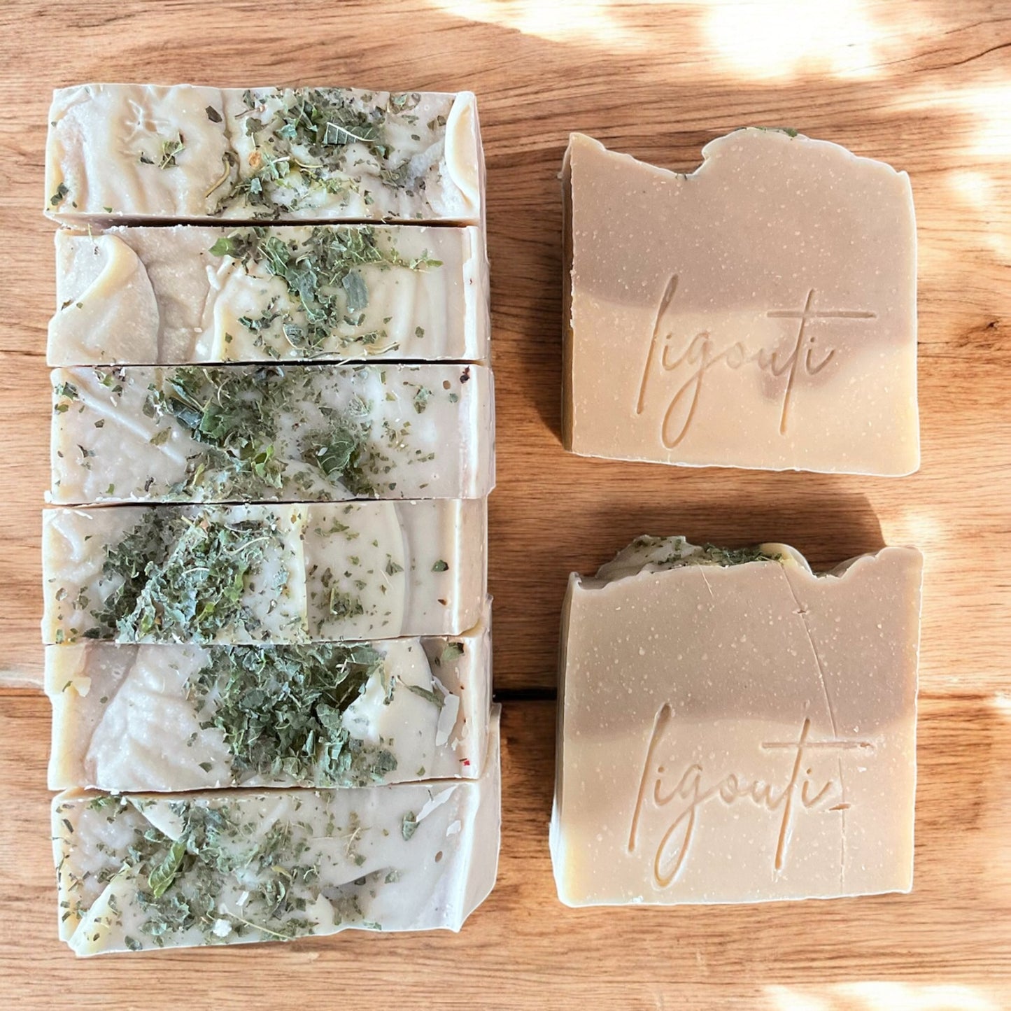 Koutoubia Verbena Green Tallow Soap with Goat's Milk