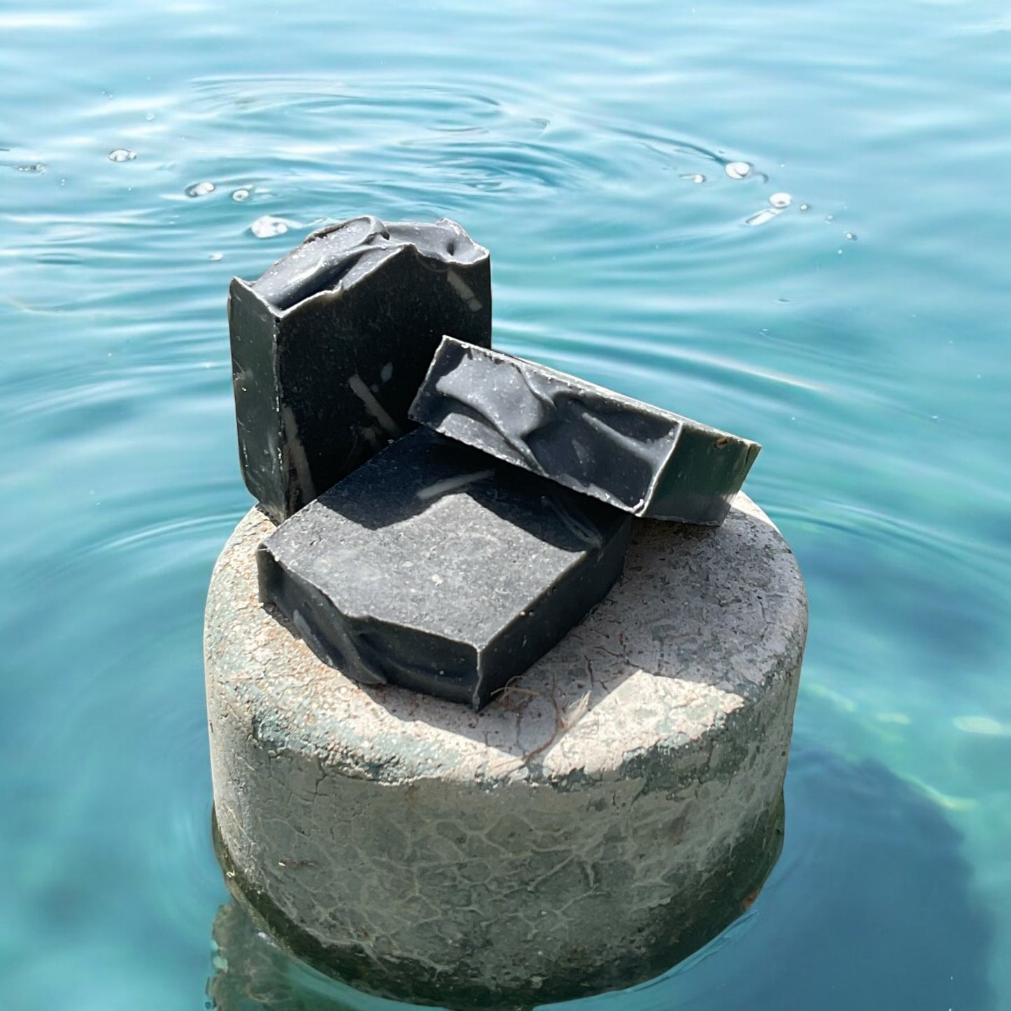 Palmeraie Charcoal Tea Tree Tallow soap with Goat's Milk