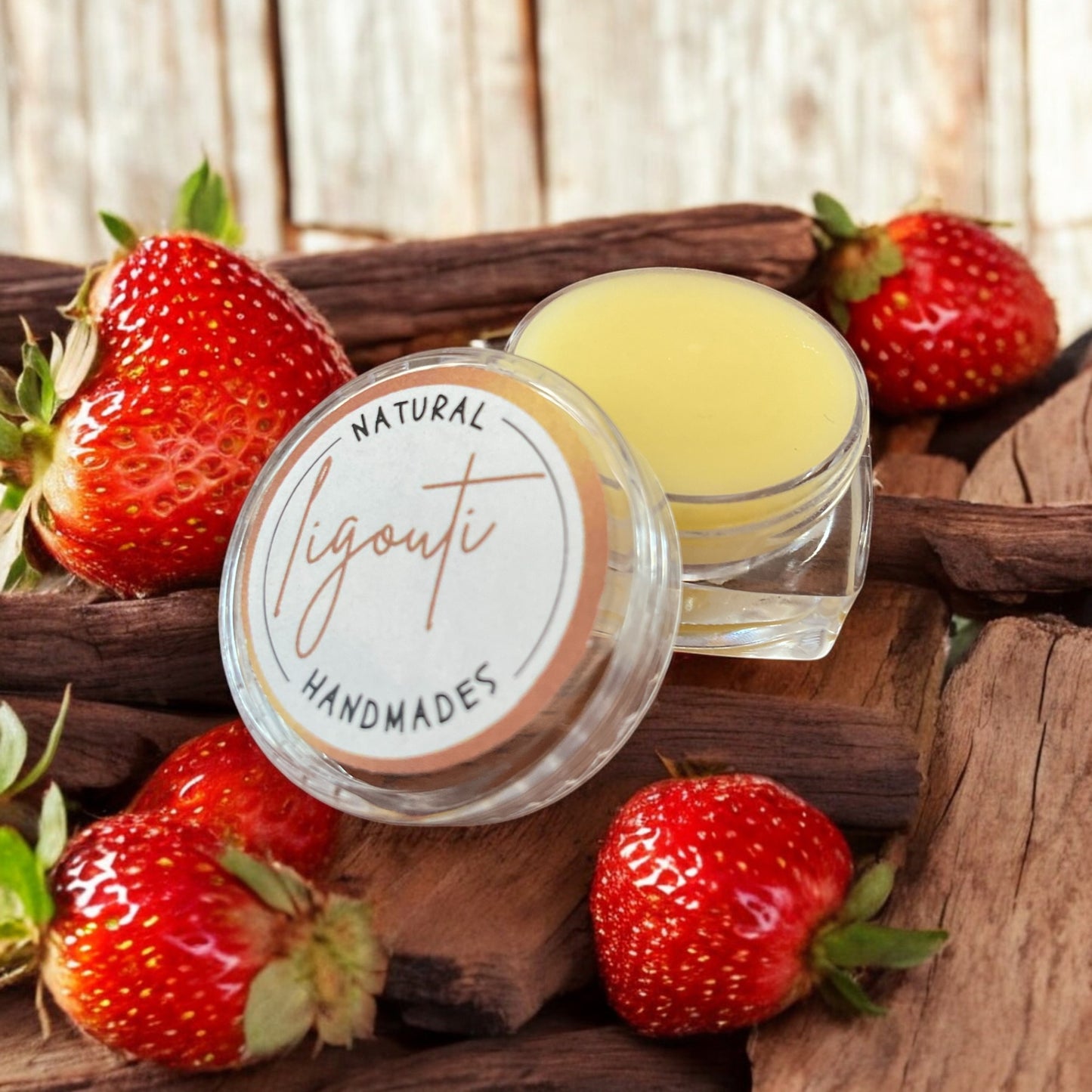 Tallow Lip Repair Balm  Strawberry Vanilla